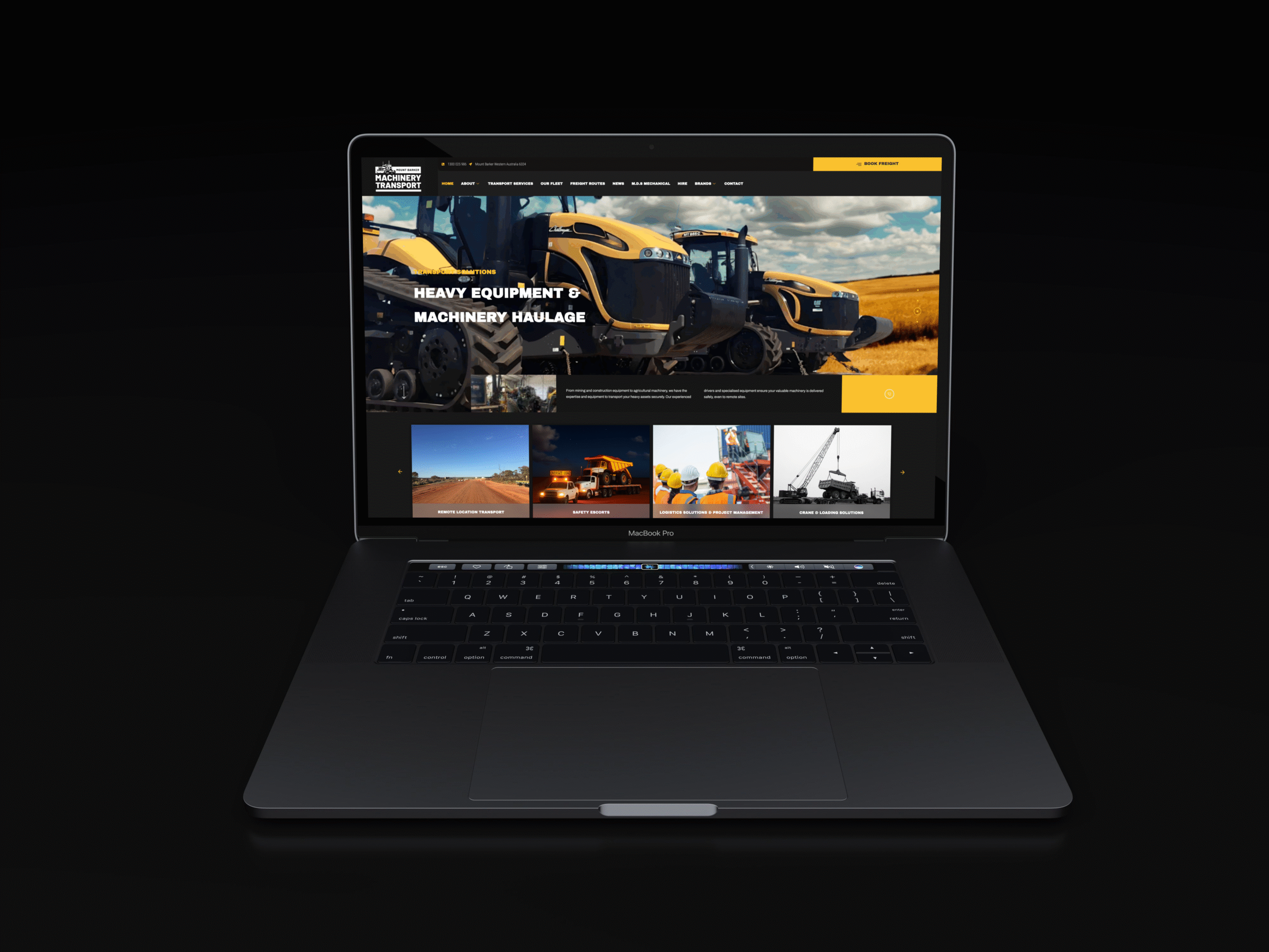 Mt Barker Machinery Transport Website Design 247 Web Design Geraldton Western Australia